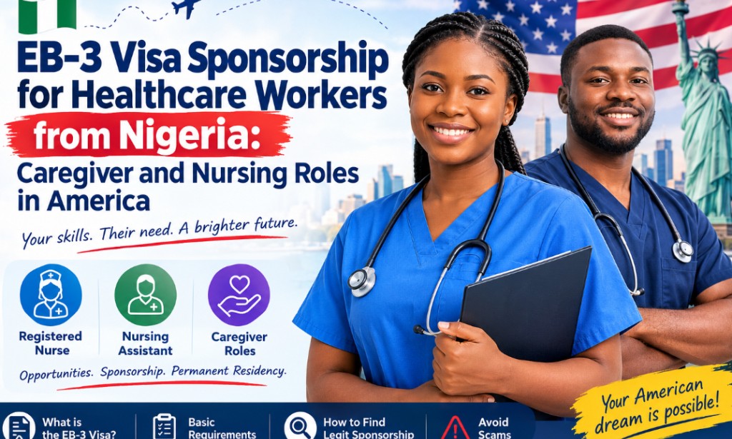 EB-3 Visa Sponsorship for Healthcare Workers from Nigeria: Caregiver and Nursing Jobs in America