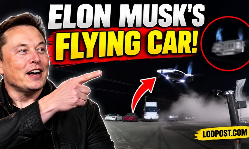 Elon Musk Shows Flying Car in Viral Video: “The Future Is Here!”