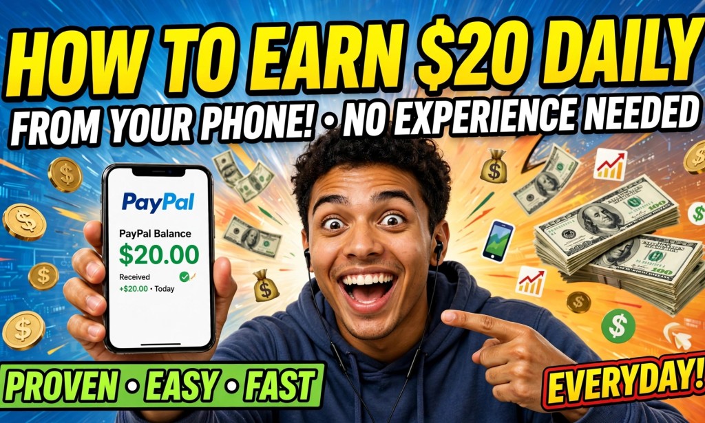 How I Earn $20 Daily From My Phone - 5 Apps That Really Pay in 2026