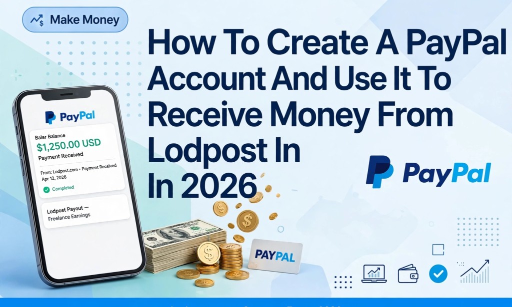How To Create A PayPal Account And Use It To Receive Money From Lodpost In 2026