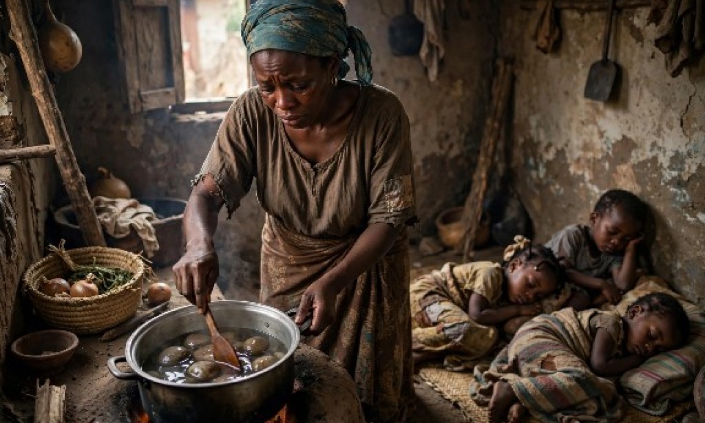 The Housewife Who Cooked Stones To Make Her Children Sleep