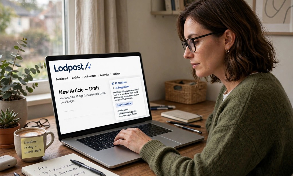 How I Use AI to Write Articles for Lodpost and Earn Daily.