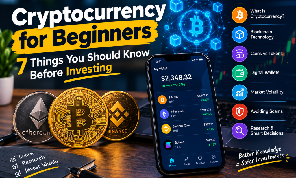 Crypto currency for Beginners: 7 Thing You Should Know Before Investing