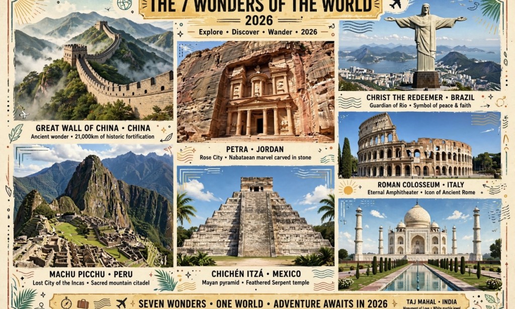 7 Wonders Of The World And Where To Find Them In 2026 - Your Ultimate Travel Bucket List