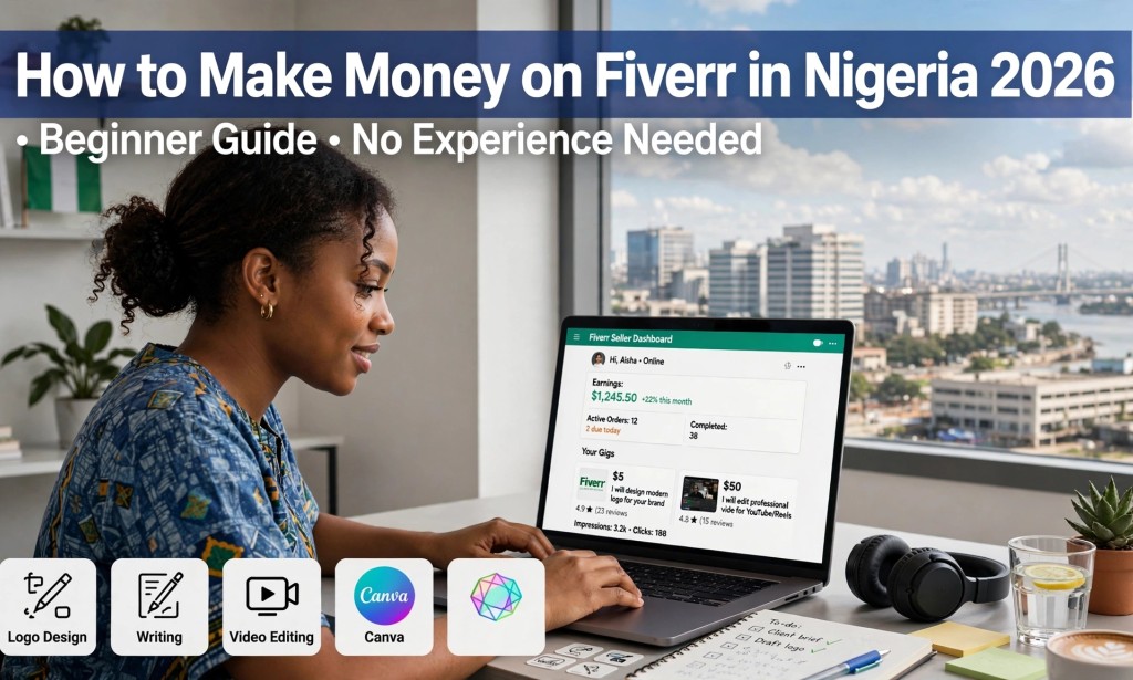 How to Make Money on Fiverr in Nigeria in 2026: Beginner Guide With No Experience (From $5 to $1,000 Monthly)