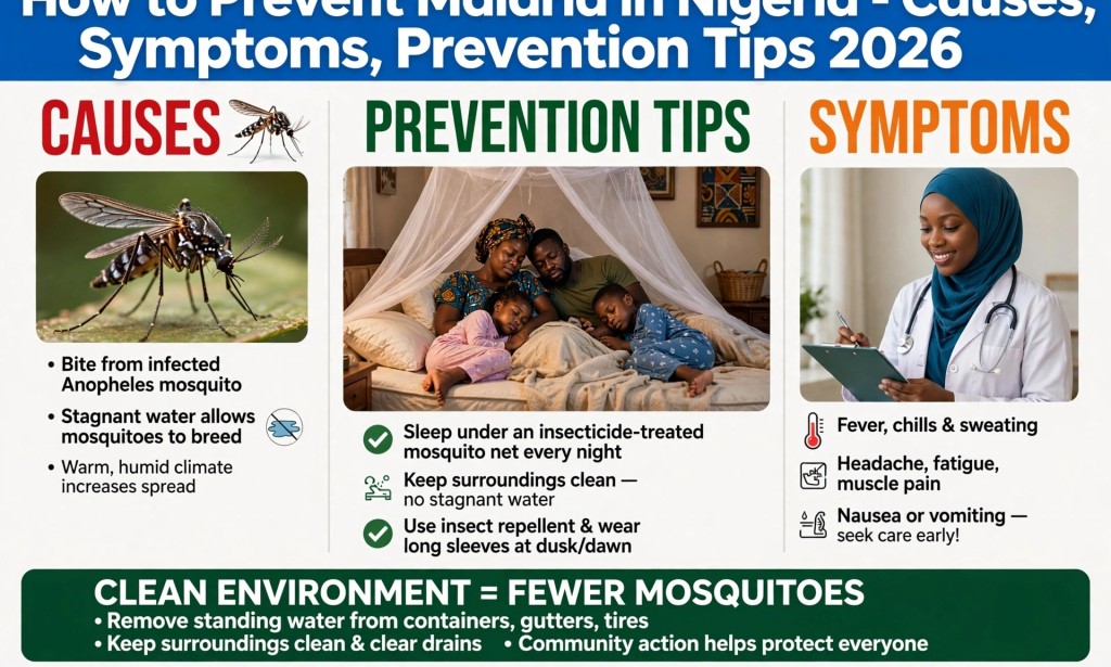 How to Prevent Malaria in Nigeria: Causes, Symptoms and Prevention Tips 2026