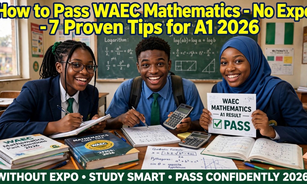 How to Pass WAEC Mathematics Without Expo: 7 Proven Tips for A1 in 2026