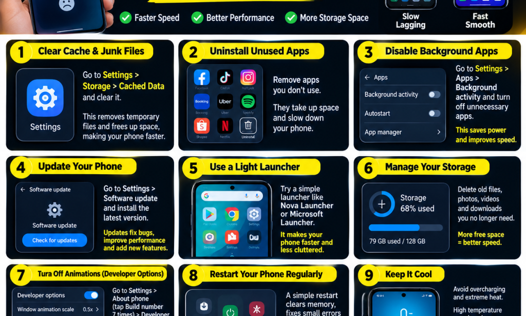 How to Make Your Phone Faster: 9 Easy Tips to Improve Performance