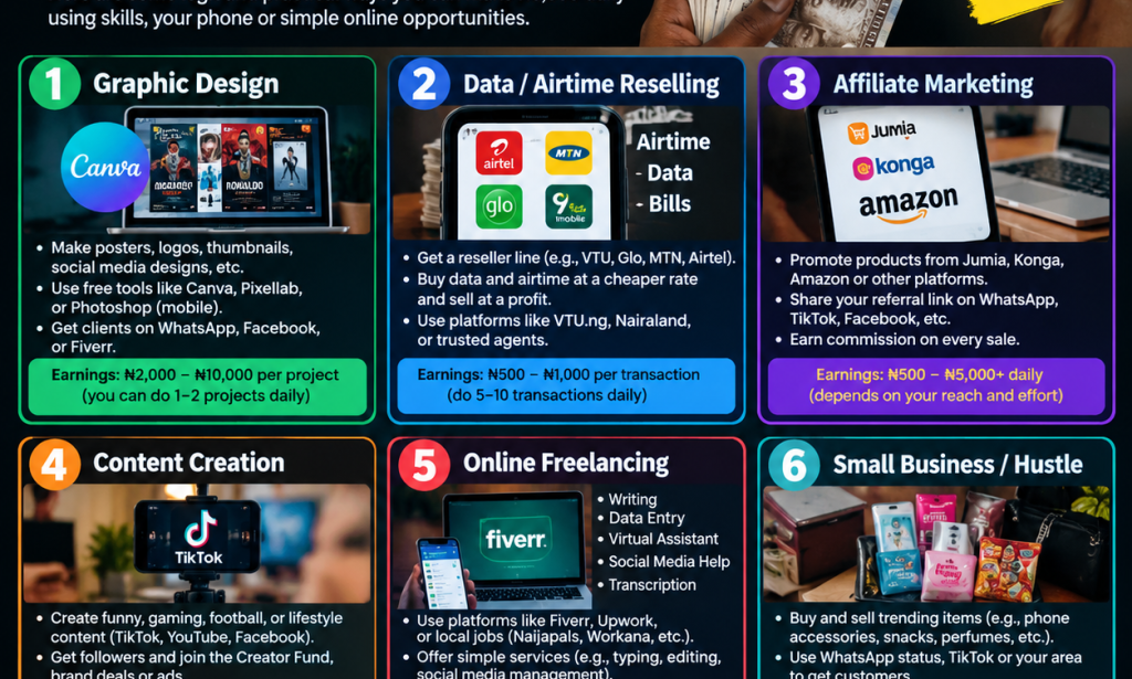HOW TO MAKE ₦5,000 DAILY USING YOUR PHONE