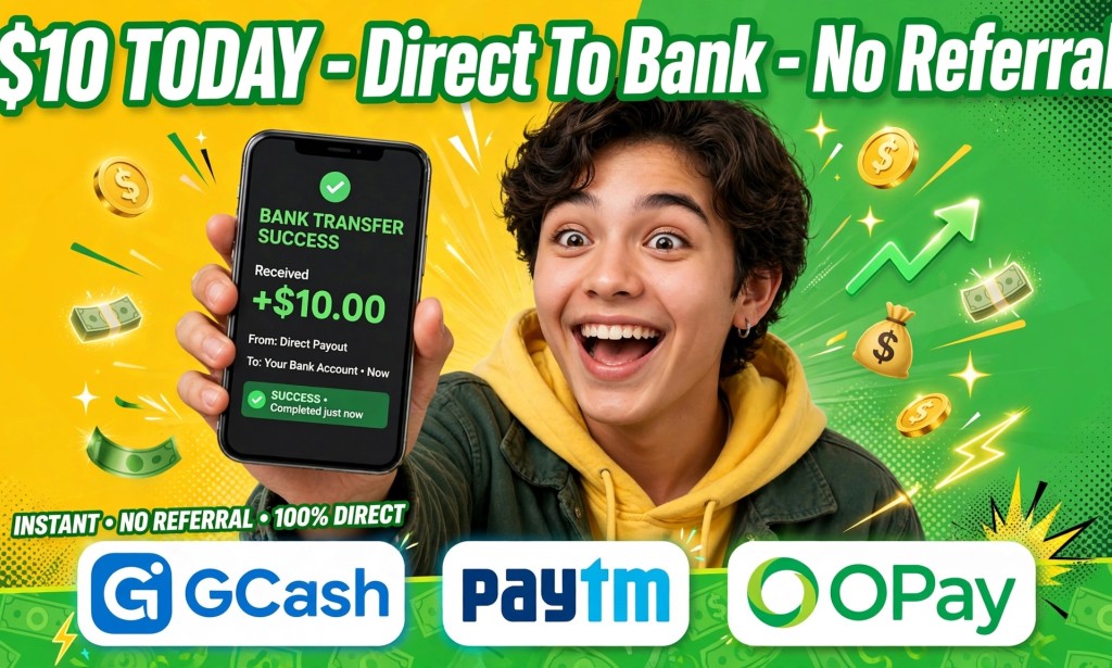 How I Made My First $10 From My Phone Today - Direct To Bank, No Referral