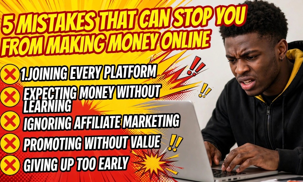 5 Mistakes That Can Stop You From Making Money Online