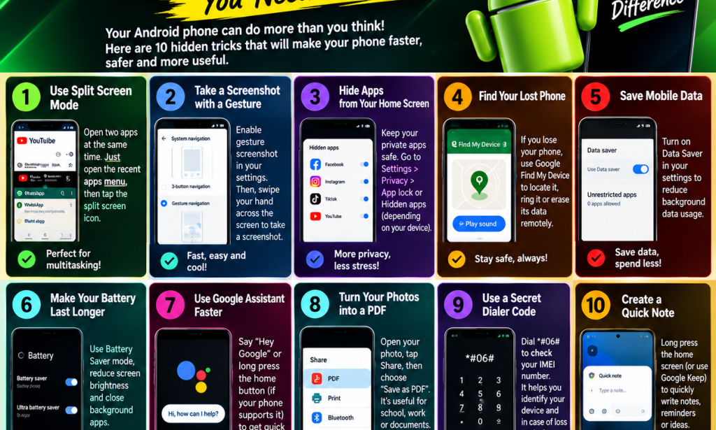 10 Hidden Android Tricks You Need to Know