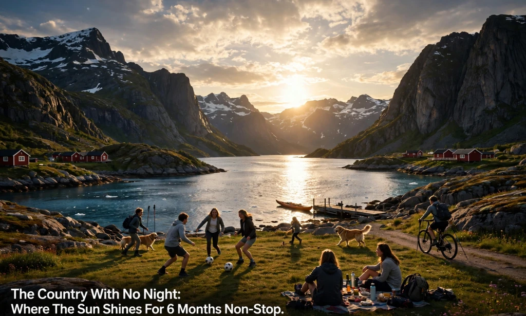 The Country With No Night: Where The Sun Shines For 6 Months Non-Stop