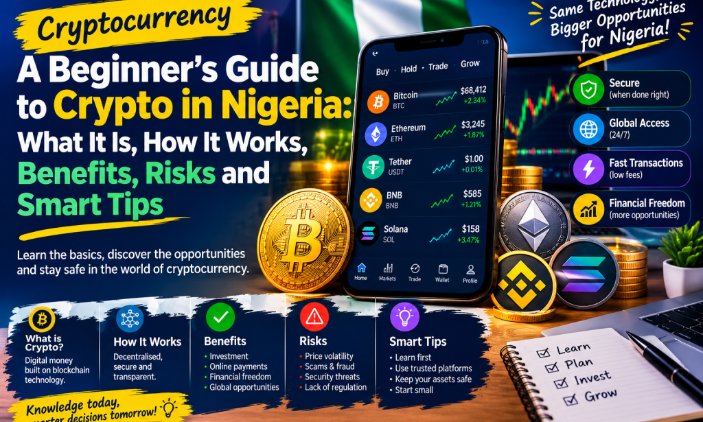 Cryptocurrency for Beginners: How It Works, Its Risks, and How to Avoid Crypto Scams Summary