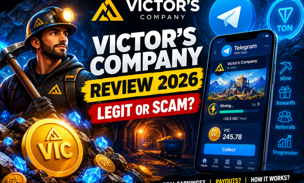 Victor's Company Review 2026: Is The VIC Mining Telegram App Legit Or A Scam?