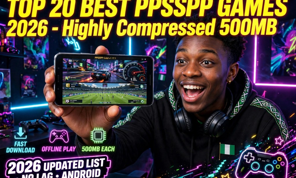Best PPSSPP Games To Download In 2026 - Top 20 Highly Compressed PSP Games For Android (500MB Only)
