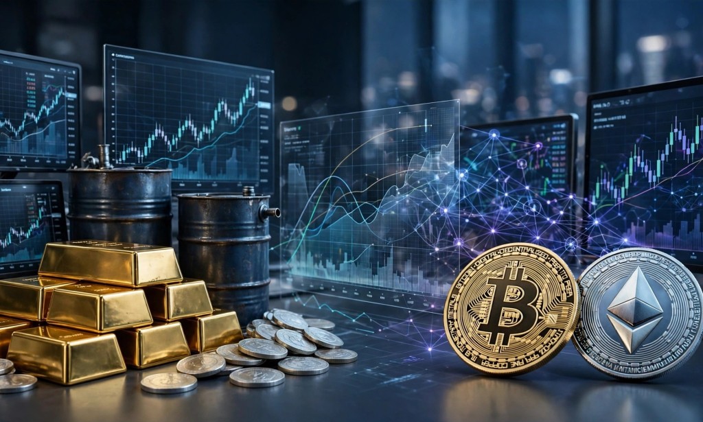 Commodities and Crypto Today: Gold Near $4,060, Oil Pulls Back, Bitcoin Holds $80k - Oct 28, 2026