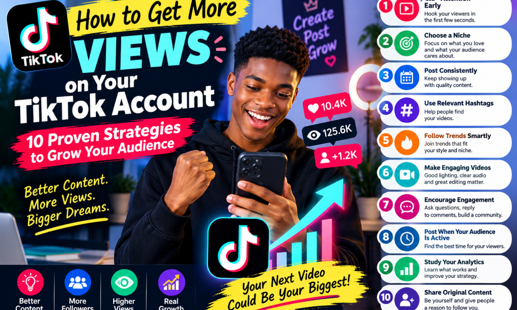 How to Get More Views on Your TikTok Account: 10 Proven Strategies to Grow Your Audience