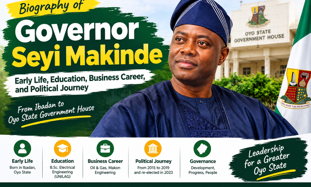 Biography of Governor Seyi Makinde: Early Life, Education, Business Career, and Political Journey