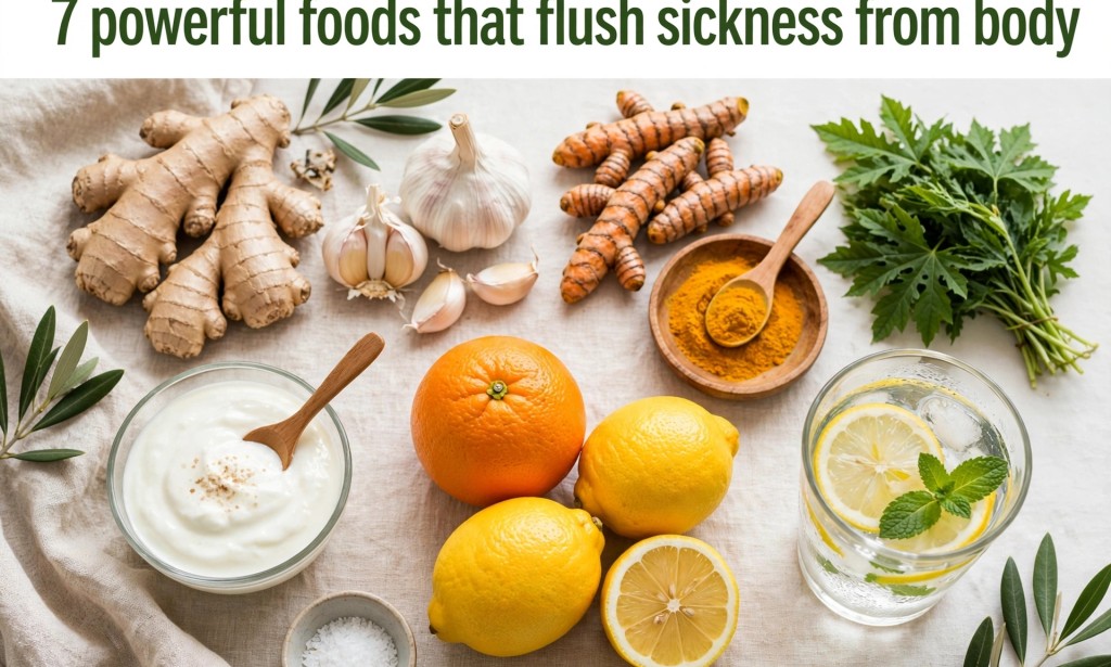 7 Powerful Foods That Flush Sickness From Your Body and Boost Immunity