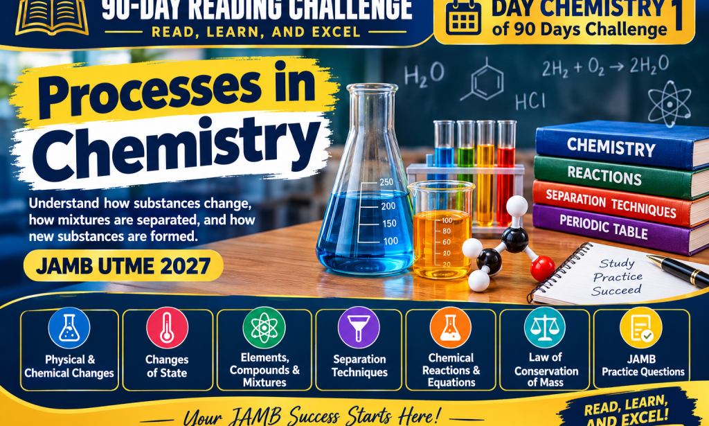 Chemistry 1 of 90 Days Challenge: Processes in Chemistry