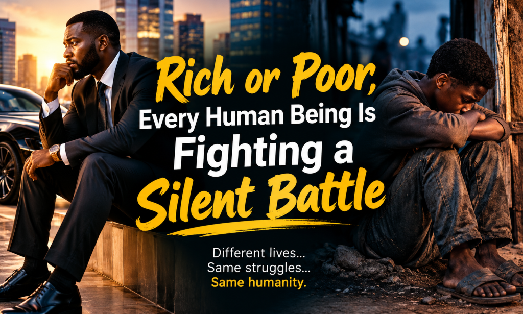 Rich or poor, every humans being is struggling in silent💔💔💔
